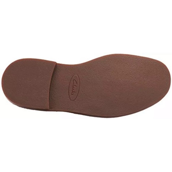 Clarks Bushacre Suede Desert Chukka Boots Wine Burgundy sz 9 - Picture 2 of 8